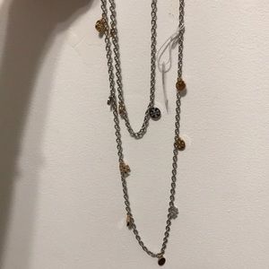 Relisted! Logo Charm Rosary Necklace